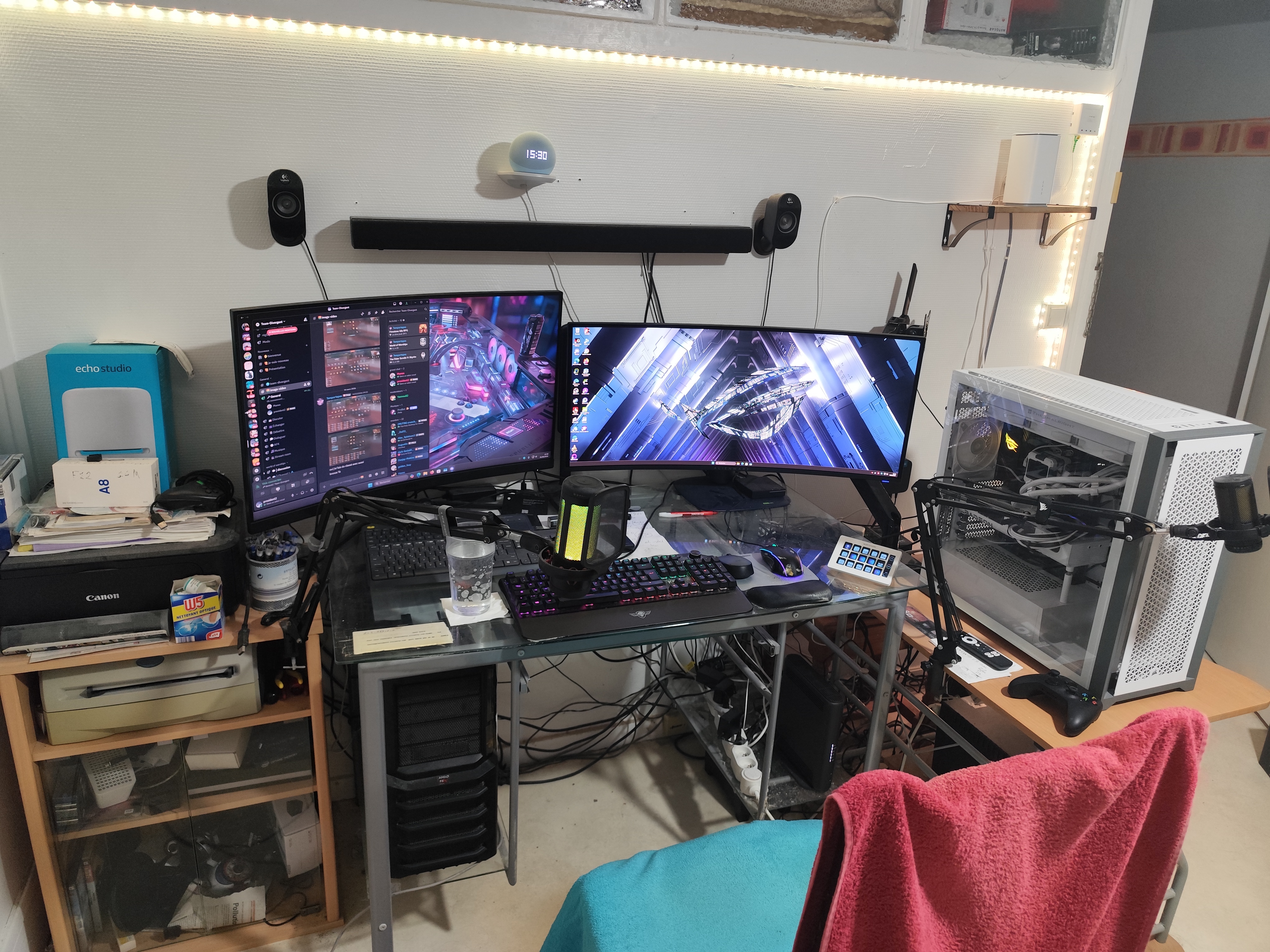 Vue de l'ensemble du bureau